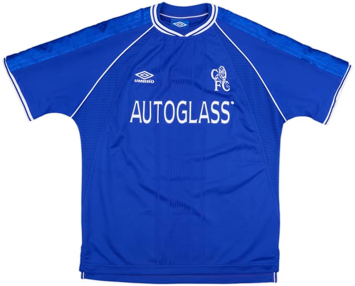 1999-01 Chelsea Home Shirt Zola #25 - 8/10 - (L)
