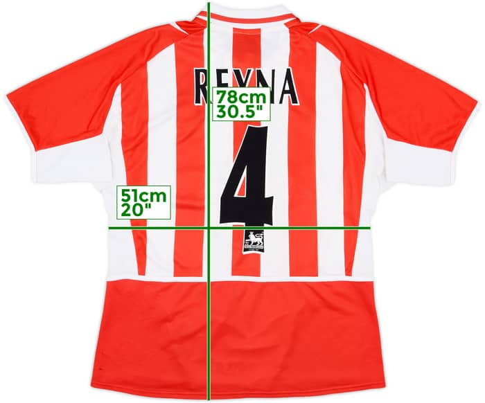 2002-04 Sunderland Home Shirt Reyna #4 - 7/10 - (XL)