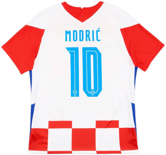 2020-21 Croatia Home Shirt Modric #10 - 8/10 - (L)