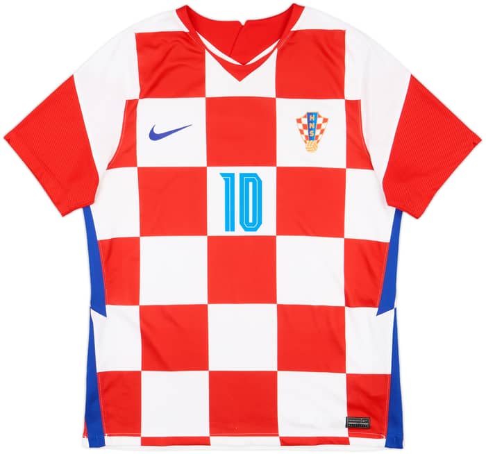 2020-21 Croatia Home Shirt Modric #10 - 8/10 - (L)
