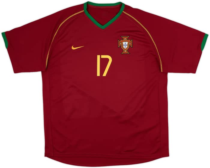 2006-08 Portugal Home Shirt C.Ronaldo #17 - 8/10 - (XL)