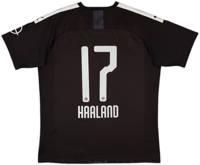 2019-20 Borussia Dortmund Away Shirt Haaland #17 - 9/10 - (L)