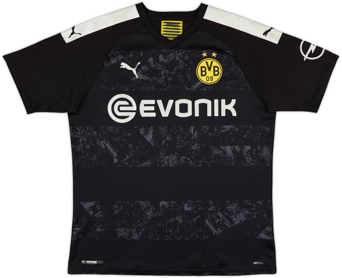 2019-20 Borussia Dortmund Away Shirt Haaland #17 - 9/10 - (L)