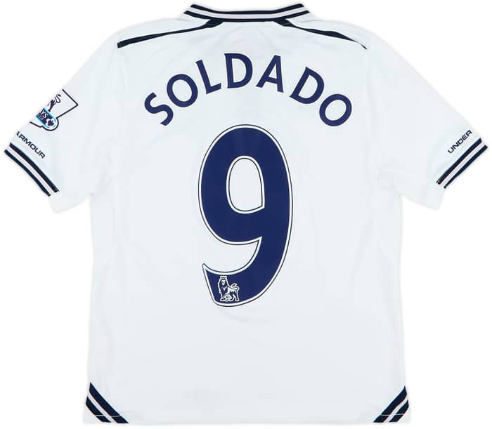 2013-14 Tottenham Home Shirt Soldado #9 - 6/10 - (L.Boys)