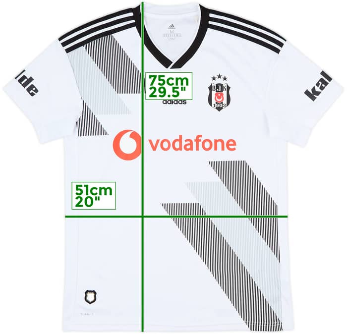 2019-20 Besiktas Home Shirt - 9/10 - (M)