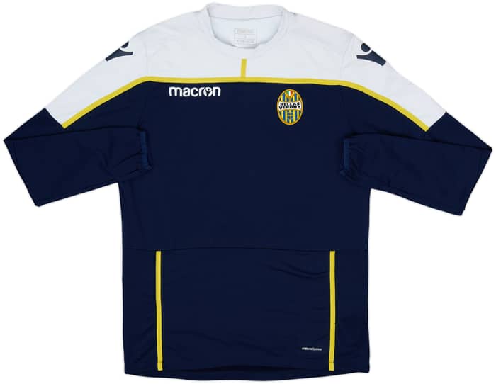 2018-19 Hellas Verona Macron Sweat Top - 5/10 - (L)