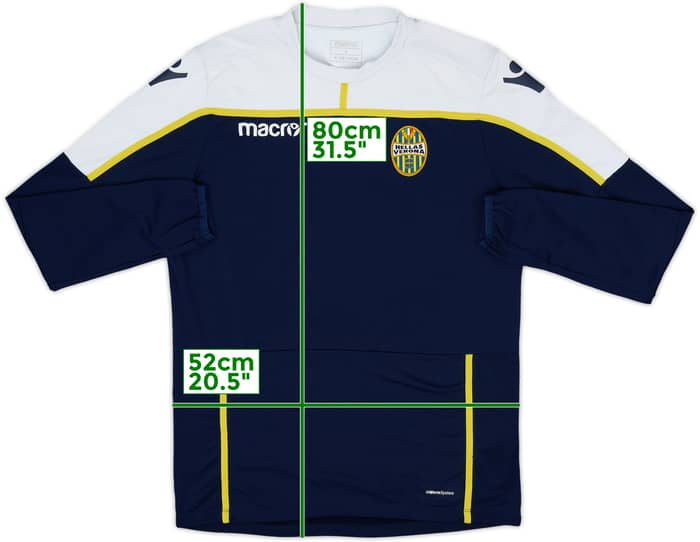 2018-19 Hellas Verona Macron Sweat Top - 5/10 - (L)