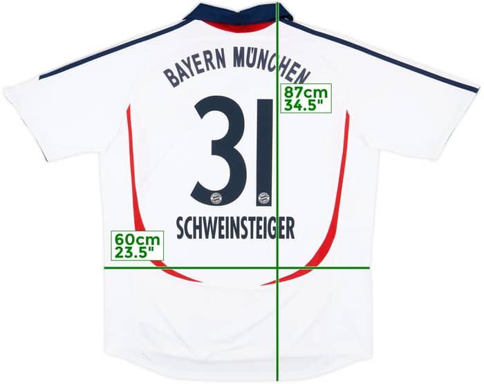 2006-07 Bayern Munich Away Shirt Schweinsteiger #31 - 8/10 - (XL)