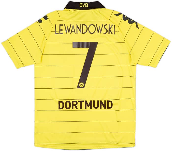 2010-11 Borussia Dortmund Home Shirt Lewandowski #7 - 6/10 - (L)