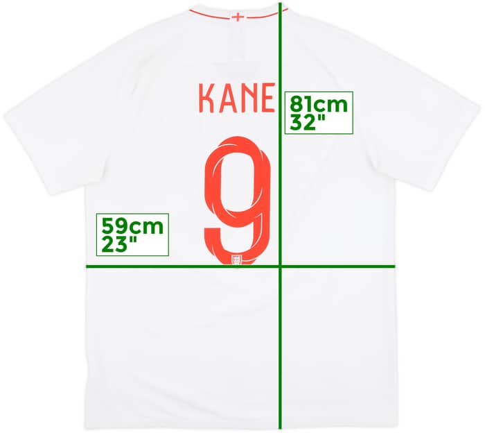 2018-19 England Home Shirt Kane #9 - 7/10 - (XL)