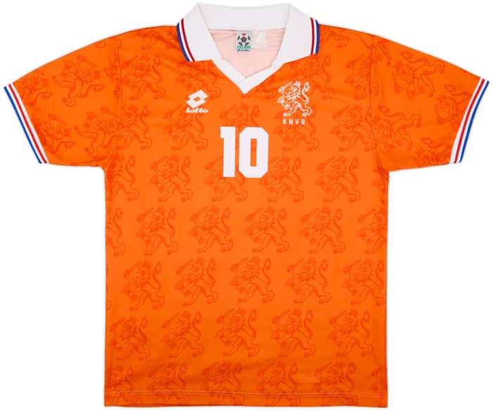1994 Netherlands Home Shirt Bergkamp #10 - 8/10 - (L)