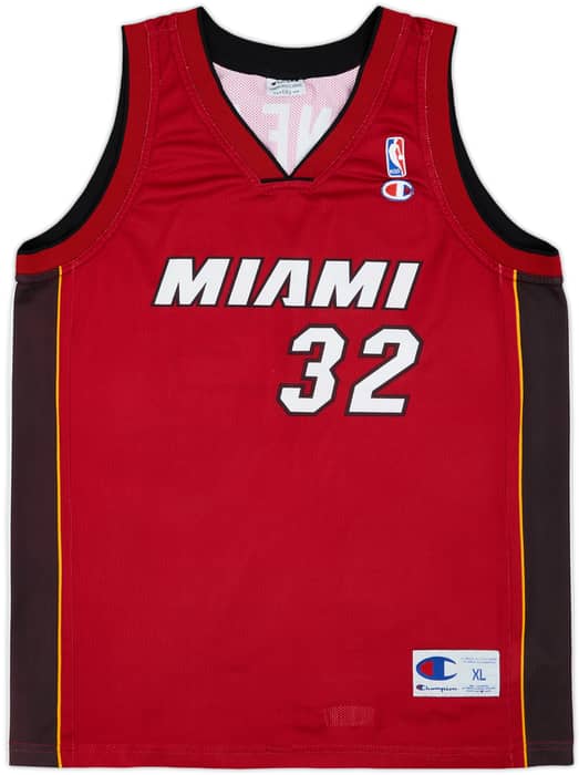 2004-07 Miami Heat O'Neal #32 Champion Alternate Jersey - 9/10 - (XL)