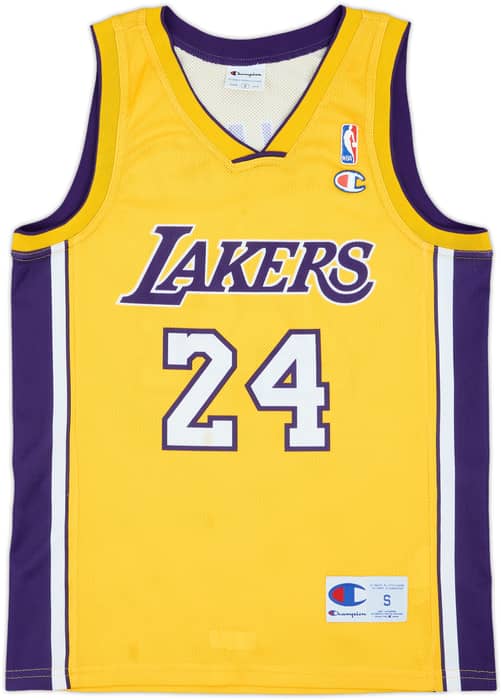 2006-10 LA Lakers Bryant #24 Champion Home Jersey - 7/10 - (S)