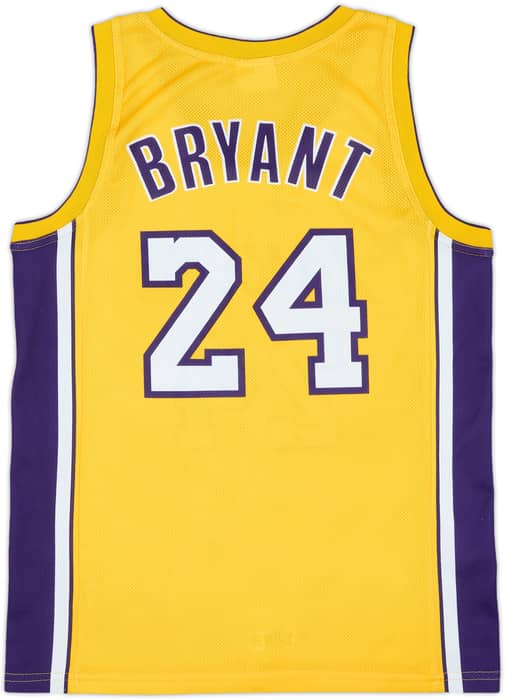 2006-10 LA Lakers Bryant #24 Champion Home Jersey - 7/10 - (S)