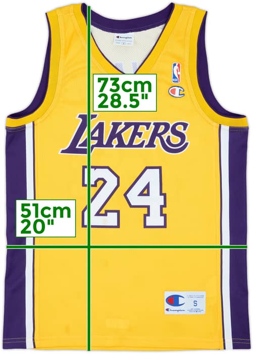 2006-10 LA Lakers Bryant #24 Champion Home Jersey - 7/10 - (S)