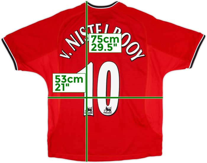 2000-02 Manchester United Home Shirt V.Nistelrooy #10 - 5/10 - (M)