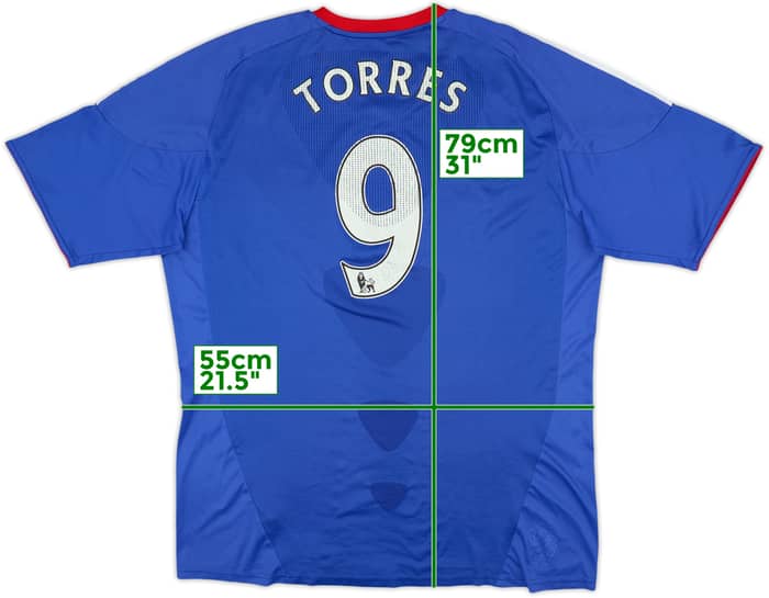 2010-11 Chelsea Home Shirt Torres #9 - 5/10 - (XL)