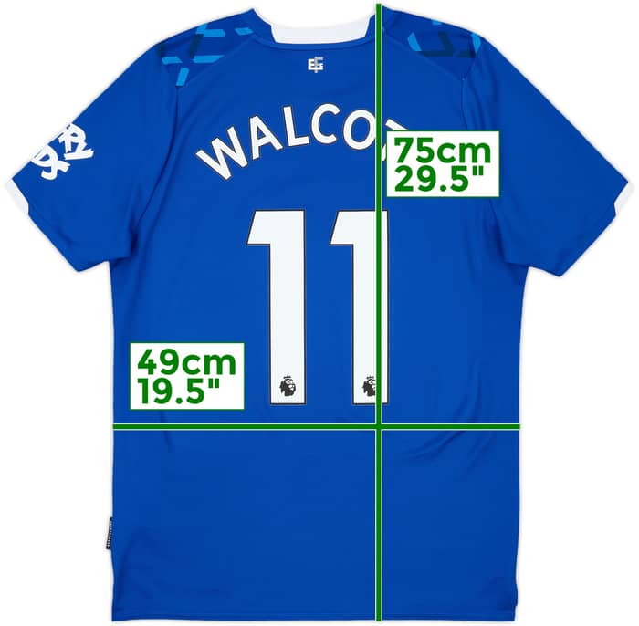 2018-19 Everton Home Shirt Walcott #11 - 10/10 - (M)