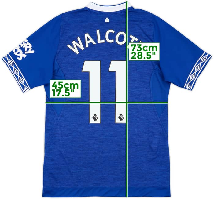 2019-20 Everton Home Shirt Walcott #11 - 10/10 - (S)