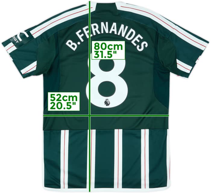 2023-24 Manchester United Away Shirt B.Fernandes #8 - 10/10 - (L)