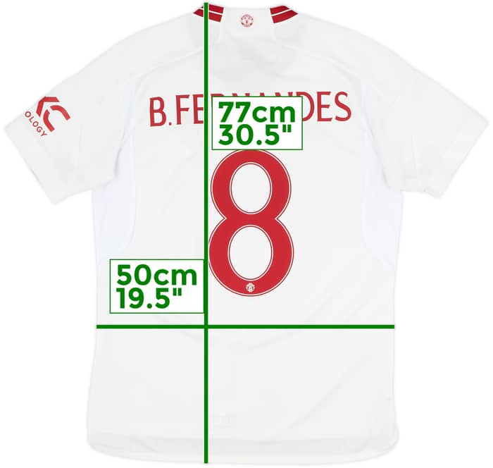 2023-24 Manchester United Third Shirt B.Fernandes #8 - 8/10 - (M)