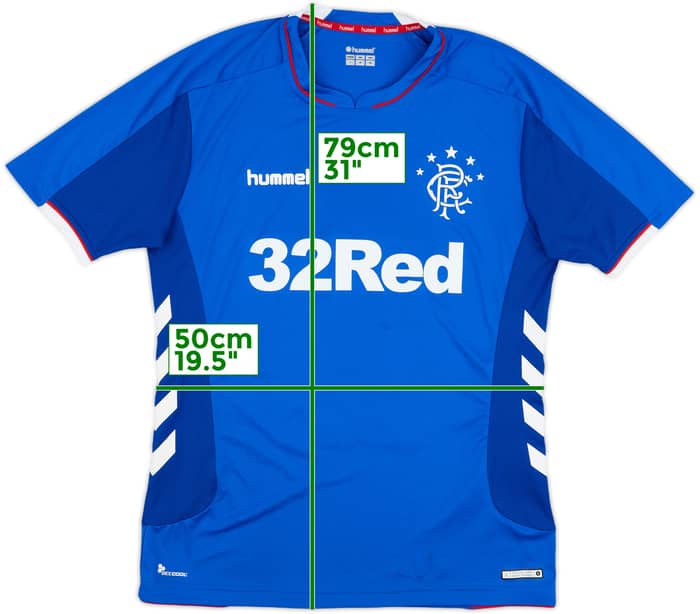 2018-19 Rangers Home Shirt - 10/10 - (L)