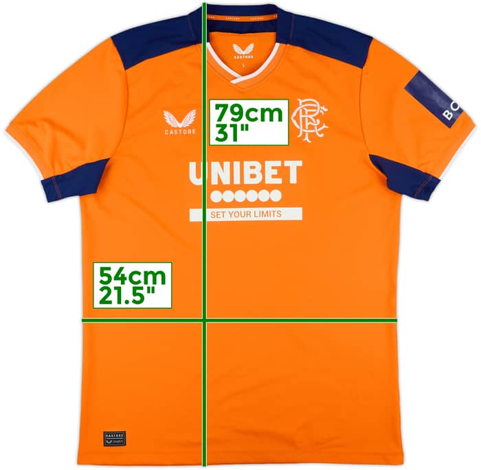 2022-23 Rangers Third Shirt - 9/10 - (L)