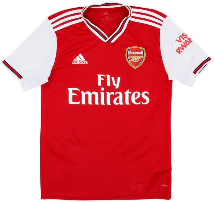 2019-20 Arsenal Home Shirt Saka #77 - 7/10 - (XS)