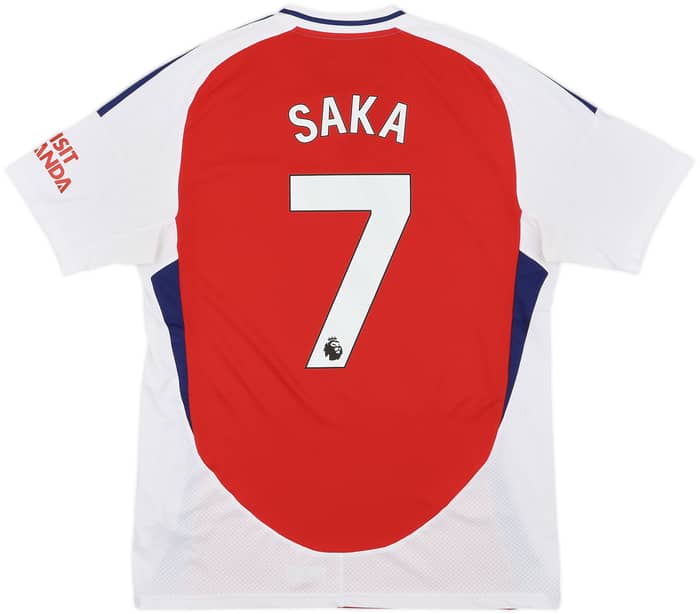 2024-25 Arsenal Home Shirt Saka #7 - 8/10 - (L)
