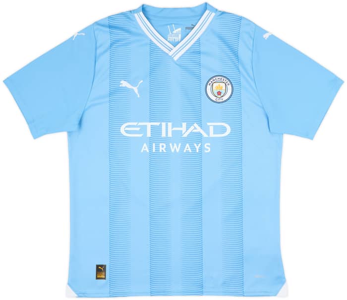 2023-24 Manchester City Home Shirt De Bruyne #17 - 10/10 - (L)