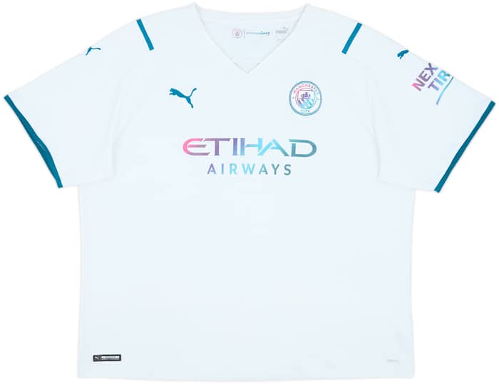 2021-22 Manchester City Away Shirt De Bruyne #17 - 9/10 - (3XL)