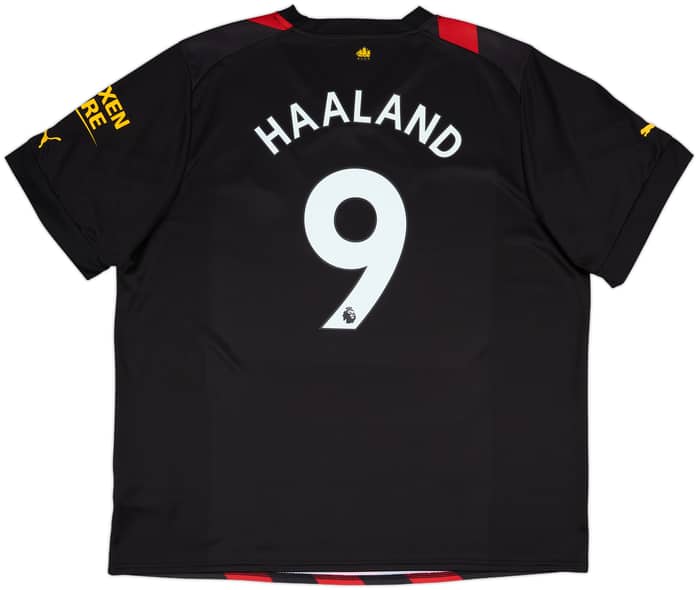 2022-23 Manchester City Away Shirt Haaland #9 - 10/10 - (3XL)