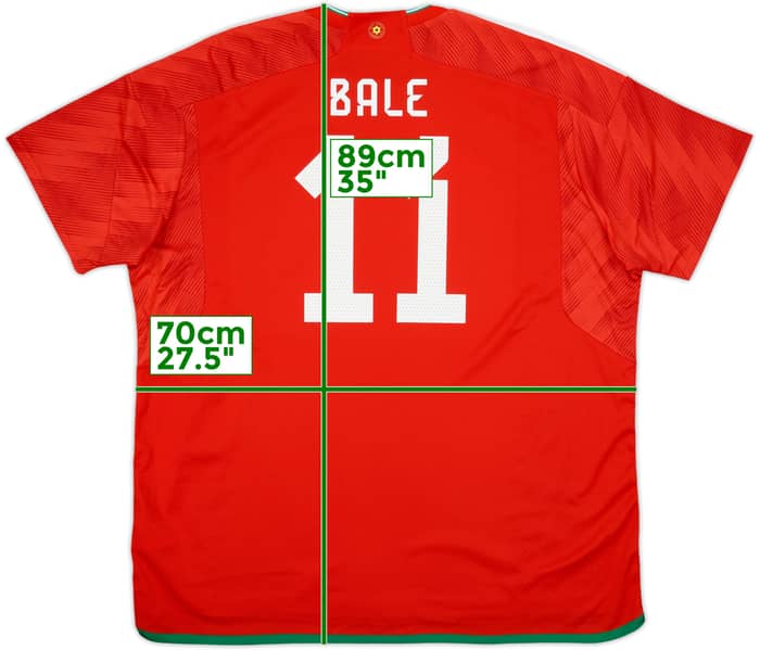2022-24 Wales Home Shirt Bale #11 - 10/10 - (3XL)
