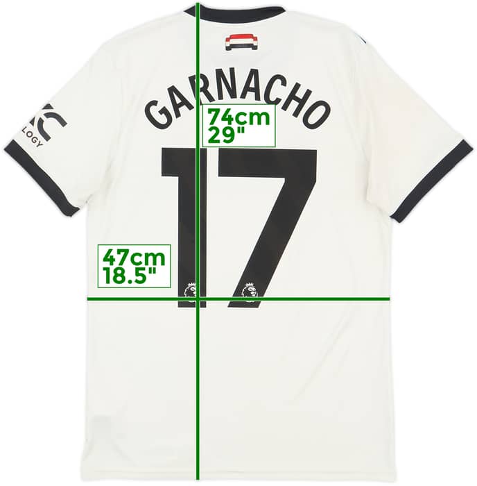 2024-25 Manchester United Third Shirt Garnacho #17 - 9/10 - (M)