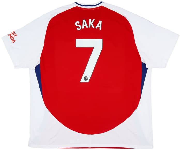 2024-25 Arsenal Home Shirt Saka #7 - 8/10 - (3XL)