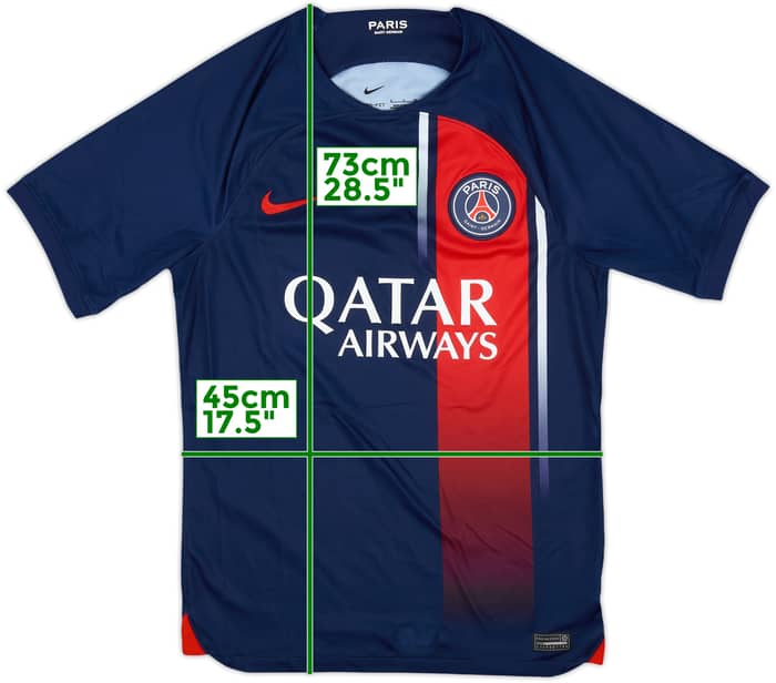 2023-24 Paris Saint-Germain Home Shirt - 10/10 - (S)