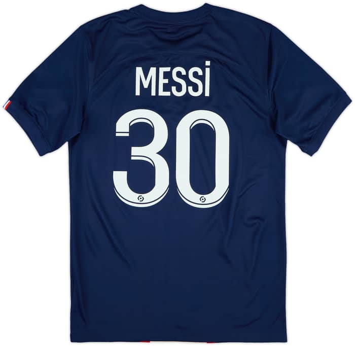 2022-23 Paris Saint-Germain Home Shirt Messi #30 - 9/10 - (S)