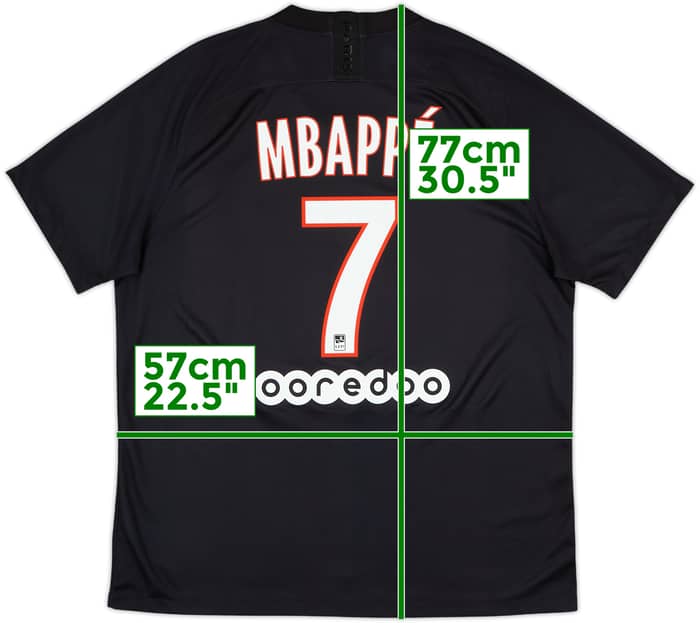 2019-20 Paris Saint-Germain Fourth Shirt Mbappe #7 - 9/10 - (XL)