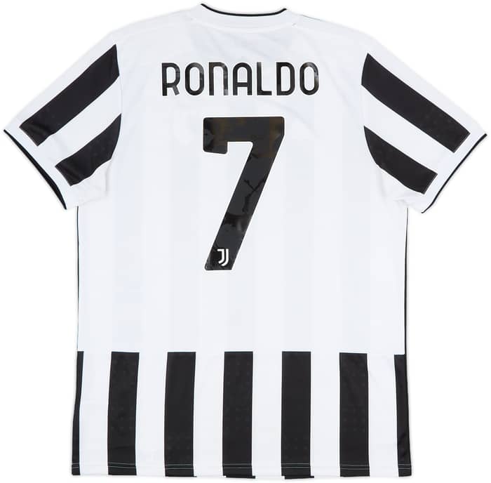 2021-22 Juventus Home Shirt Ronaldo #7 - 8/10 - (L)