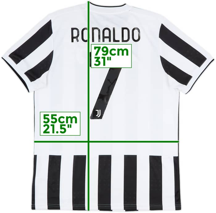 2021-22 Juventus Home Shirt Ronaldo #7 - 8/10 - (L)
