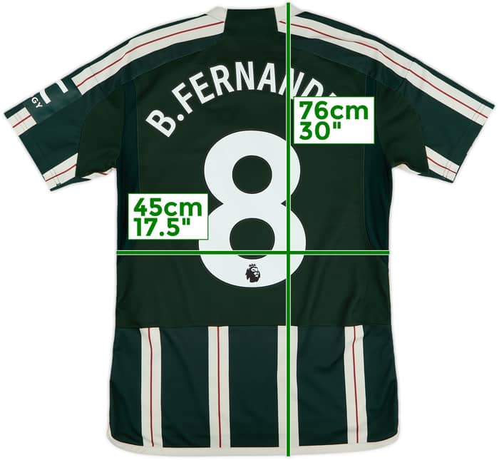 2023-24 Manchester United Away Shirt B. Fernandes #8 - 8/10 - (S)