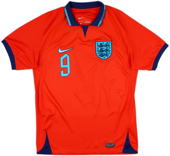 2022-23 England Away Shirt Kane #9 - 10/10 - (S)