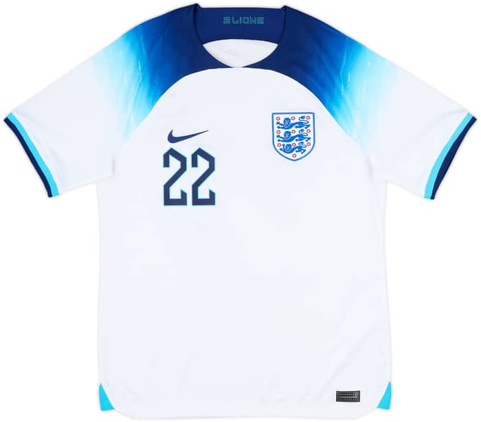2022-23 England Home Shirt Bellingham #22 - 9/10 - (M)