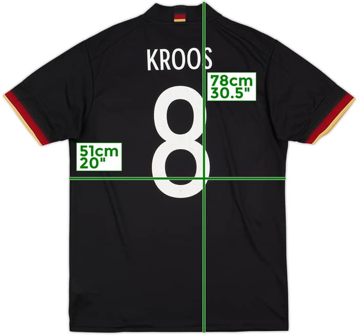 2020-21 Germany Away Shirt Kroos #8 - 8/10 - (M)