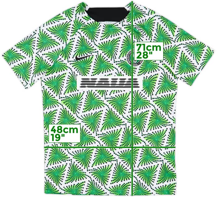2022-24 Nigeria Nike Pre-Match Training Shirt - 10/10 - (M)