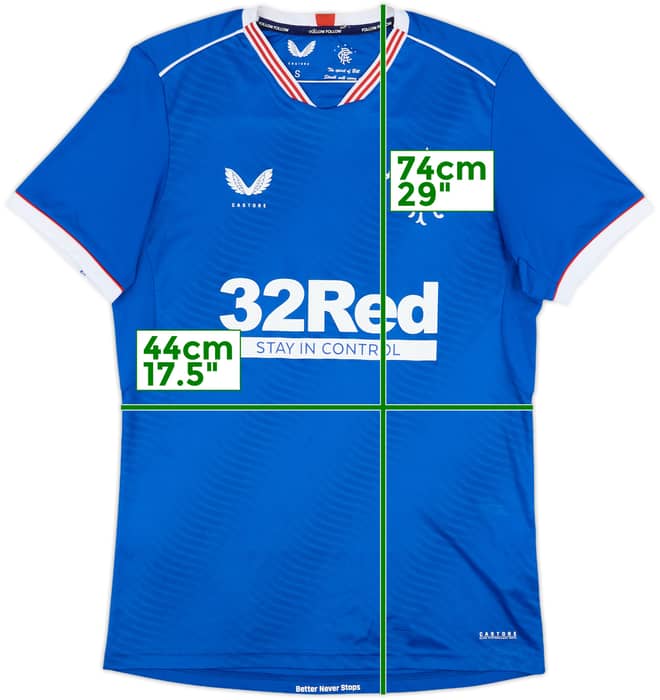 2019-20 Rangers Home Shirt - 7/10 - (S)