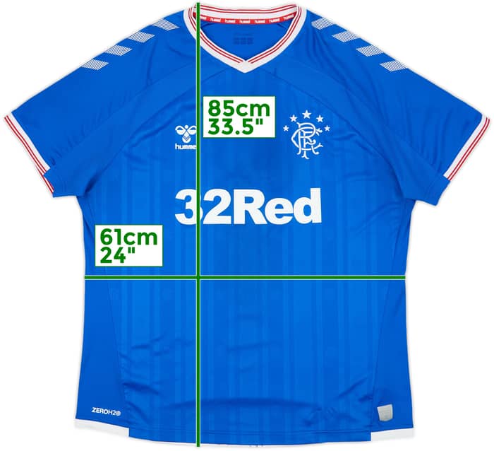 2019-20 Rangers Home Shirt - 7/10 - (3XL)