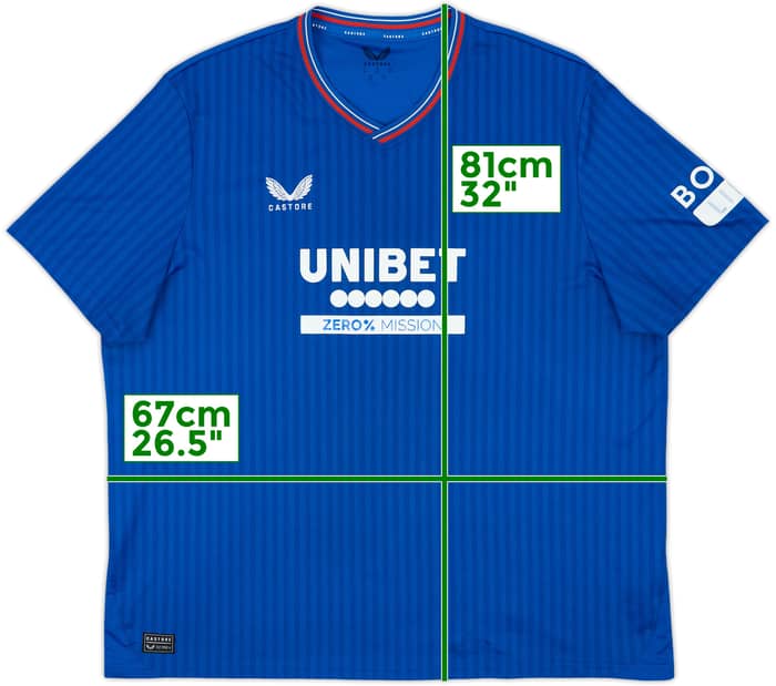 2023-24 Rangers Home Shirt - 8/10 - (3XL)