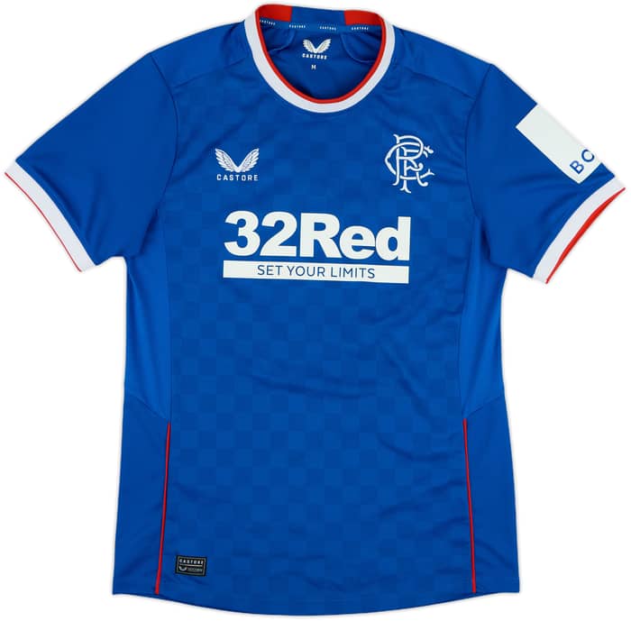 2022-23 Rangers Home Shirt Lundstram #4 - 9/10 - (M)