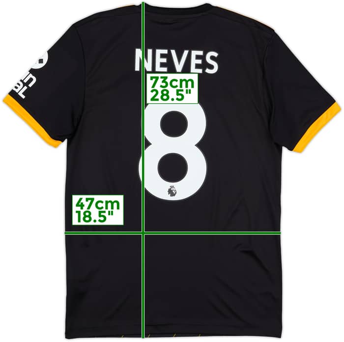 2019-20 Wolves Away Shirt Neves #8 - 10/10 - (S)